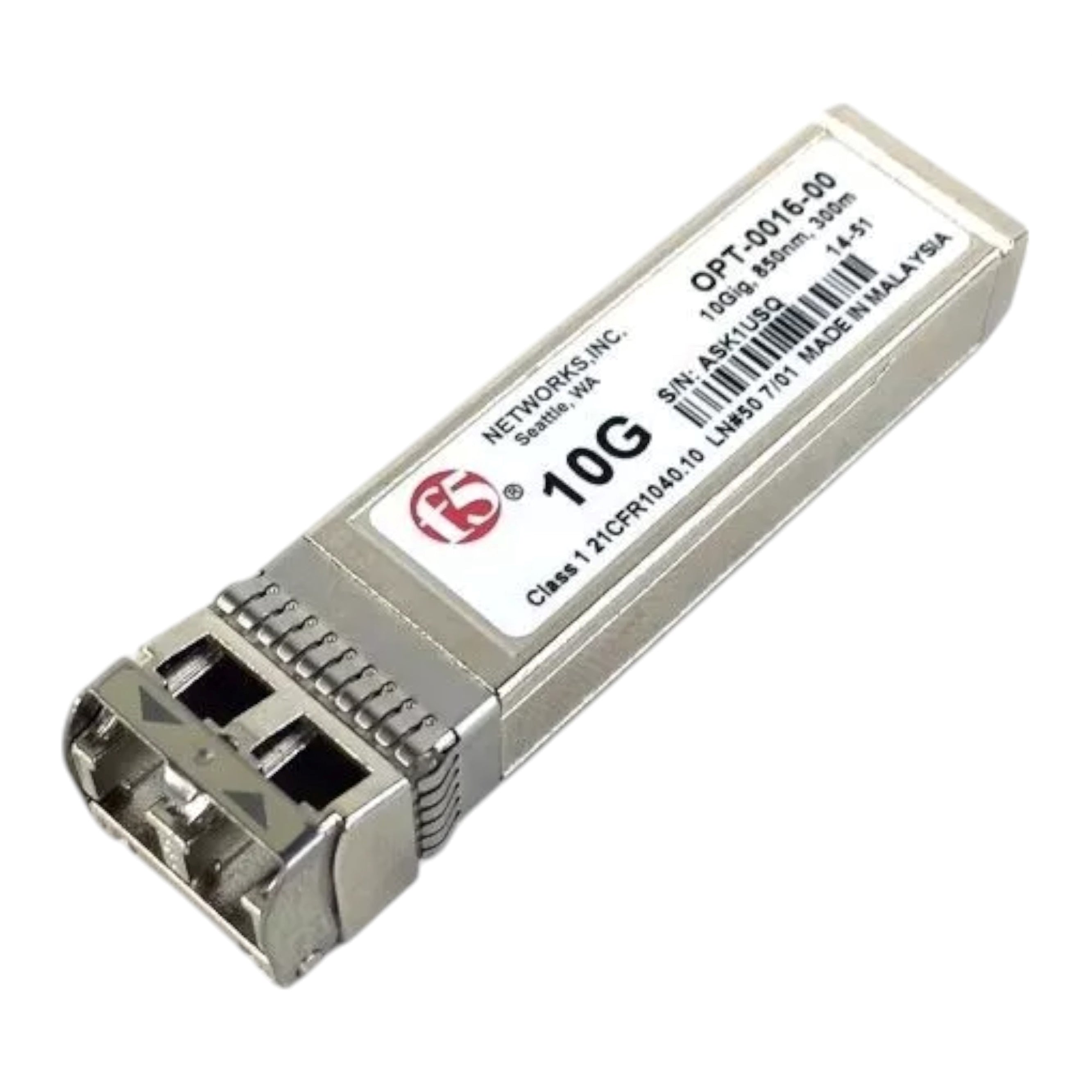 【管理番号：95】F5 Networks OPT-0016-00 SFP+　2個 F5 Networks OPT-0016-00 – Planet Refurbished | Best Deals on IT Gear