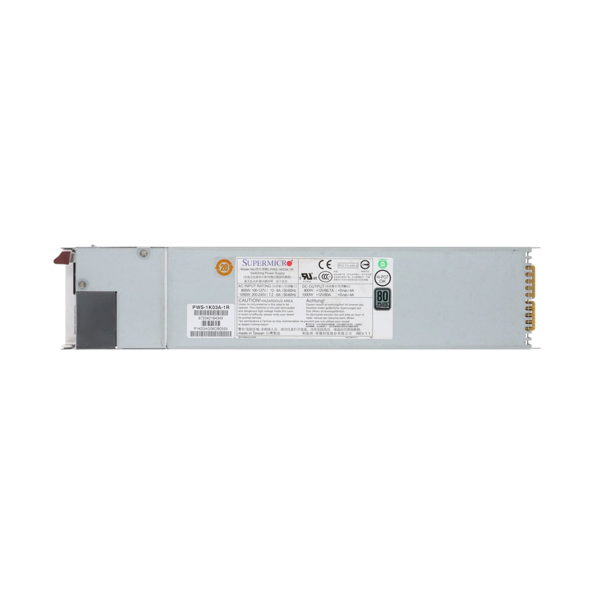 Supermicro PWS-1K03A-1R
