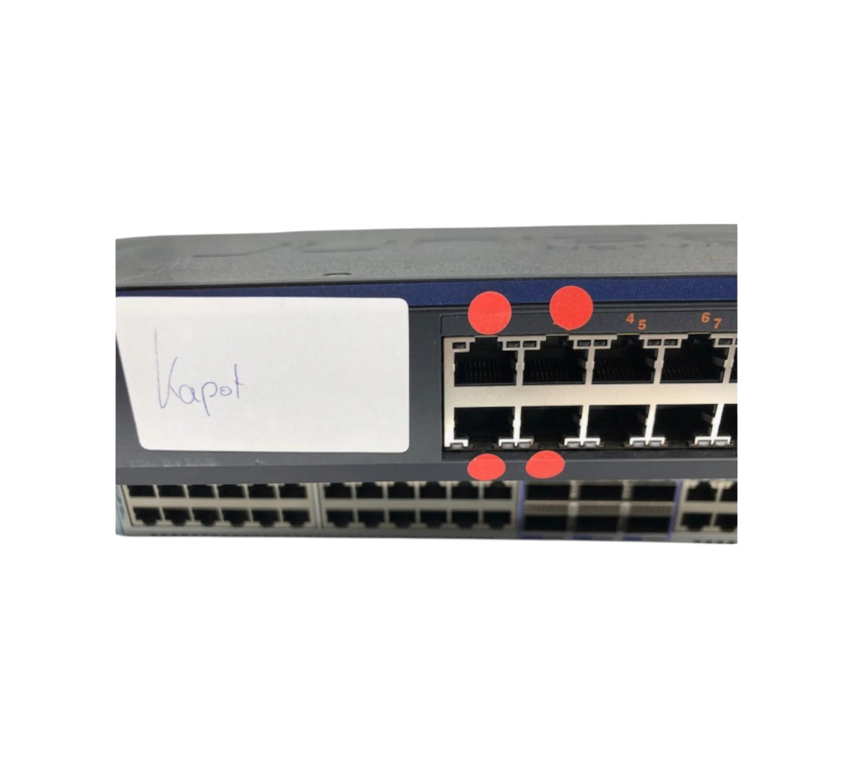 Juniper Networks EX2200-24P-4G used ( damaged )