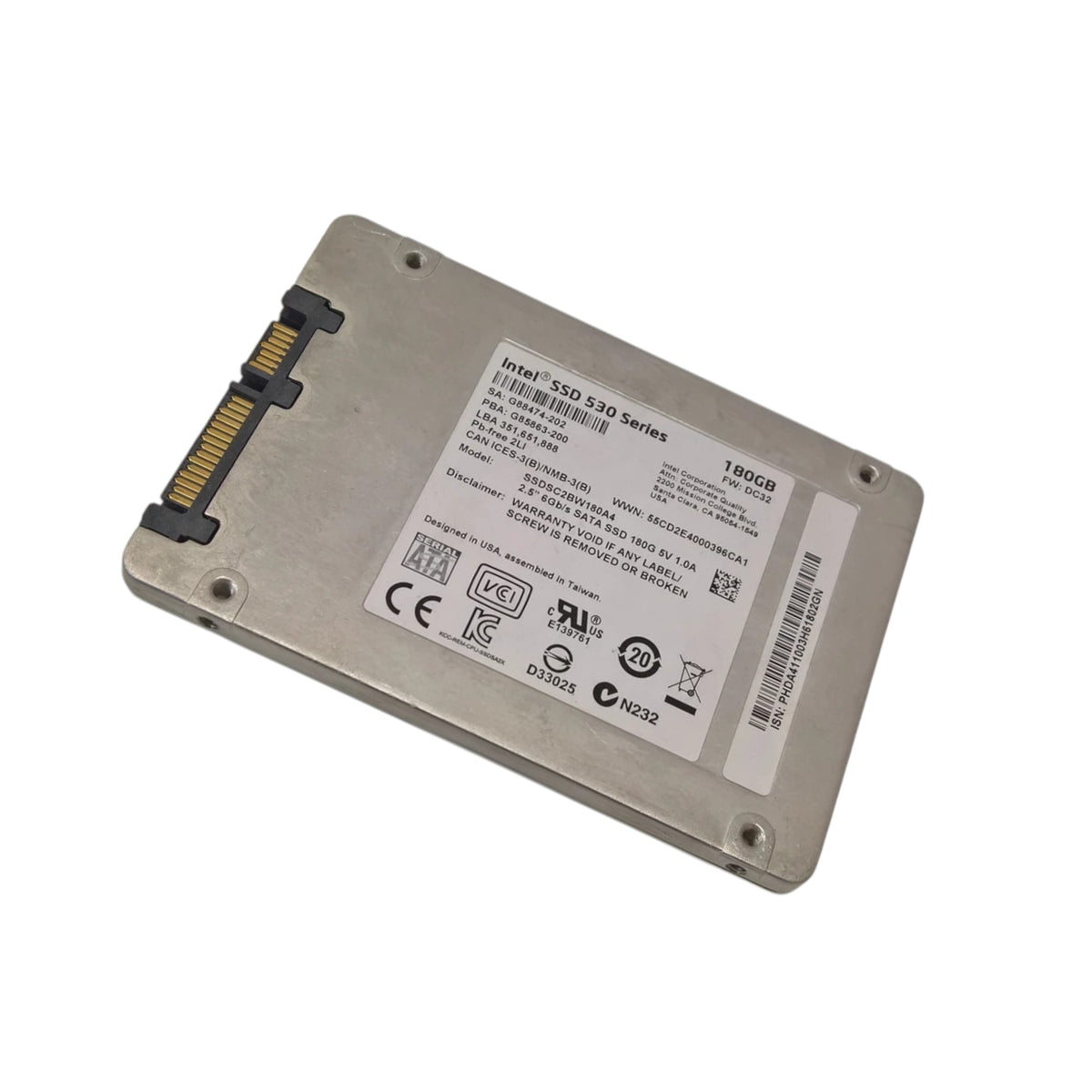 Intel SSDSC2BW180A4